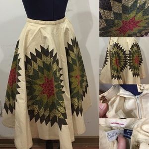 Perfect Vintage Fall Circle Skirt